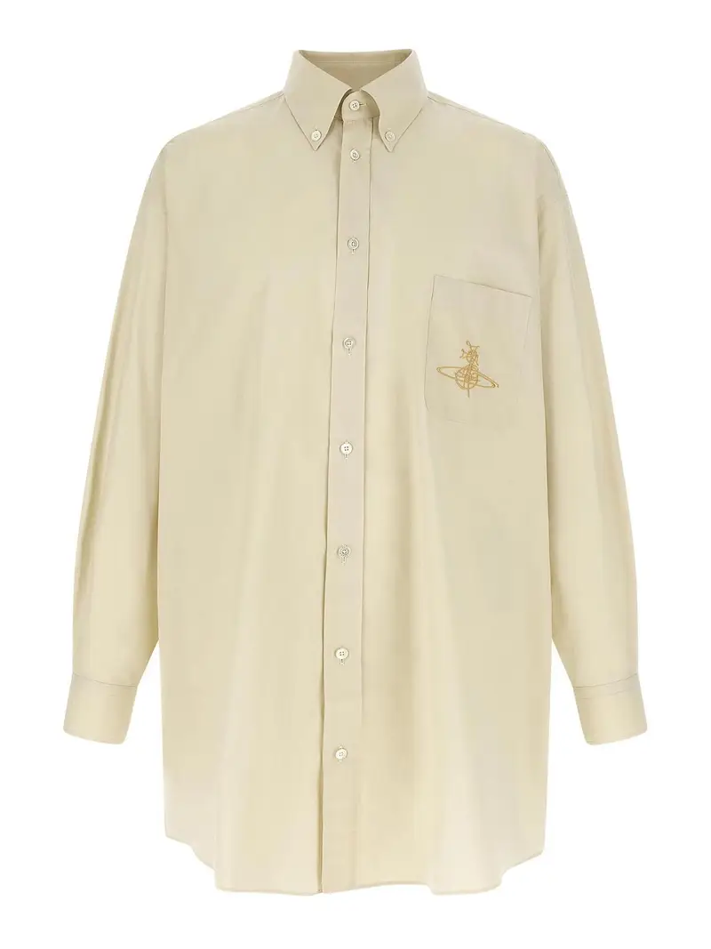 Camicia oversize Beige