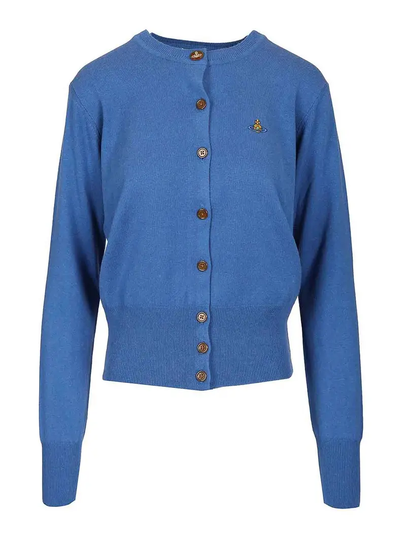 Vivienne Westwood Cardigan Blu 3997817