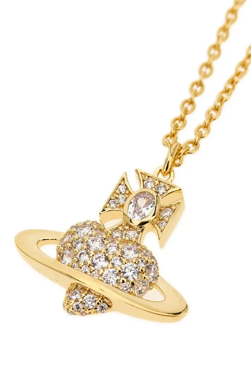 Collana Agnatha bas relief in oro miniatura 2