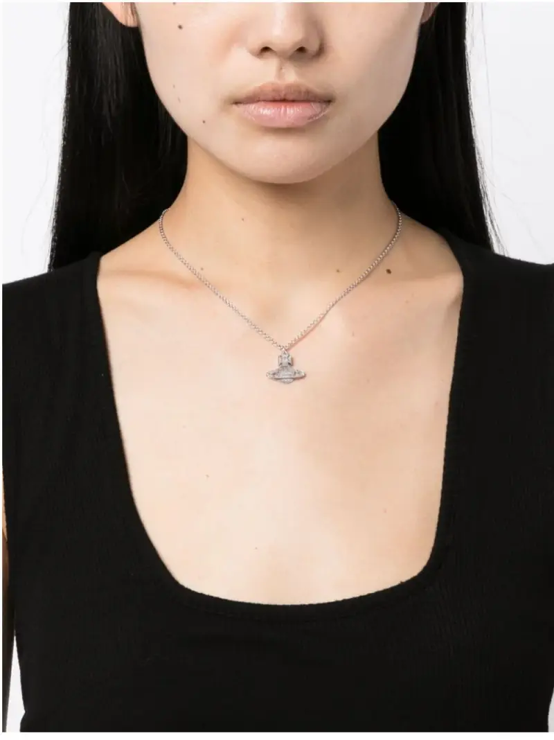 Collana Carmela Bas Relief ARGENTO miniatura 2