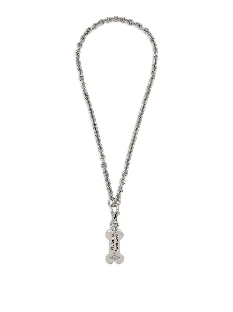 Collana con targhetta per cani Argento