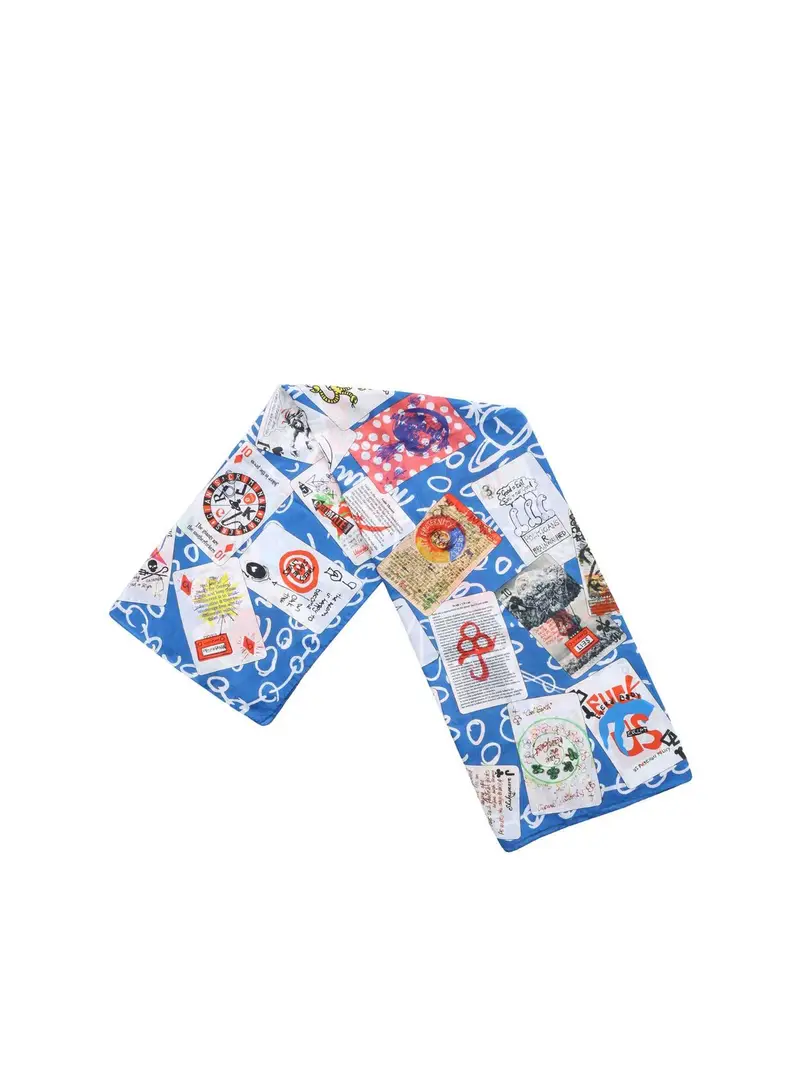 Foulard Playing Cards blu