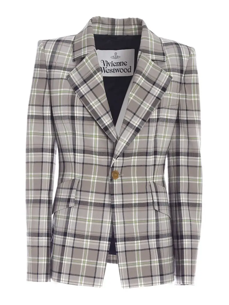 Giacca Lou Lou verde e beige