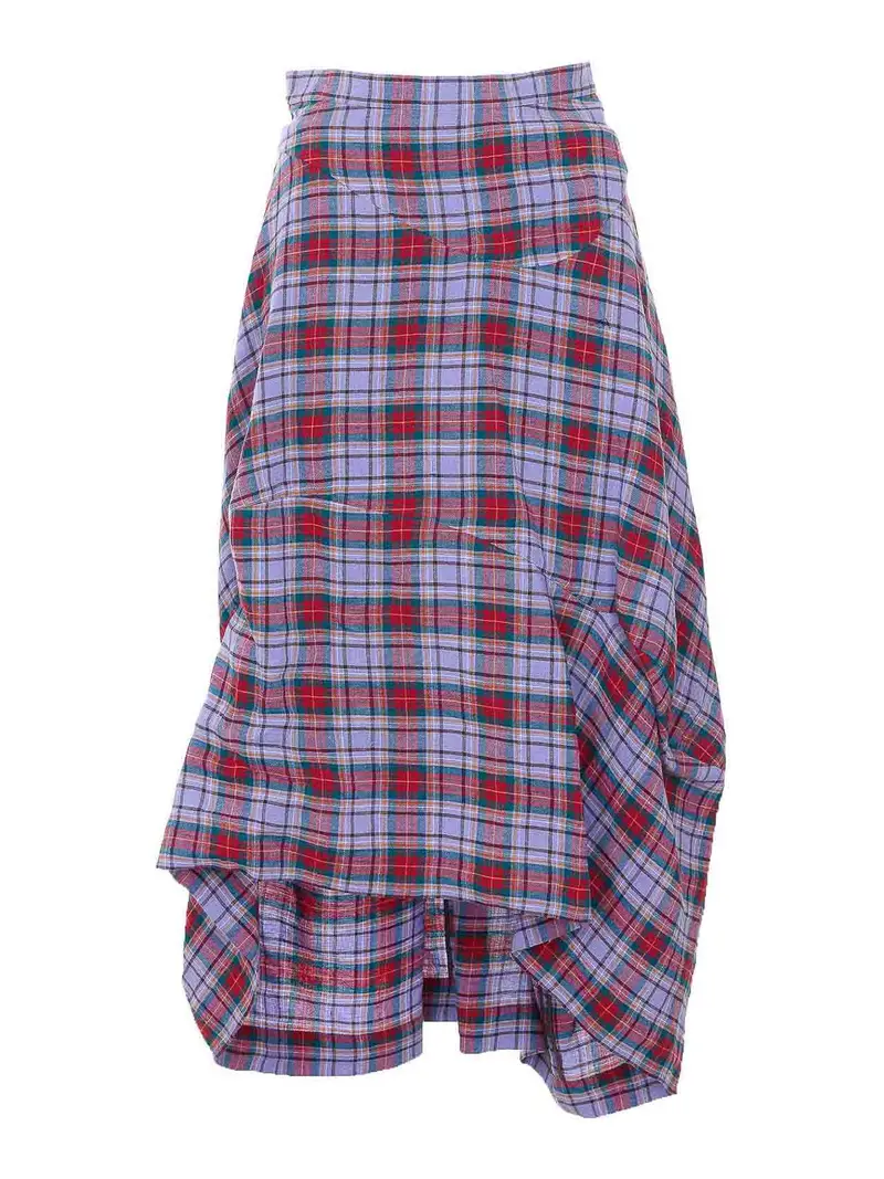 Gonna aeroplano multicolore