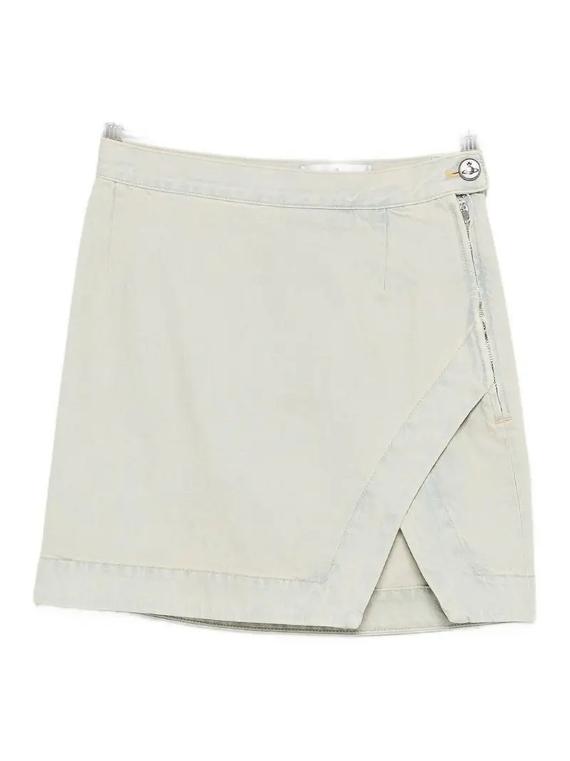 Gonna Denim Asimmetrica Rita Blu