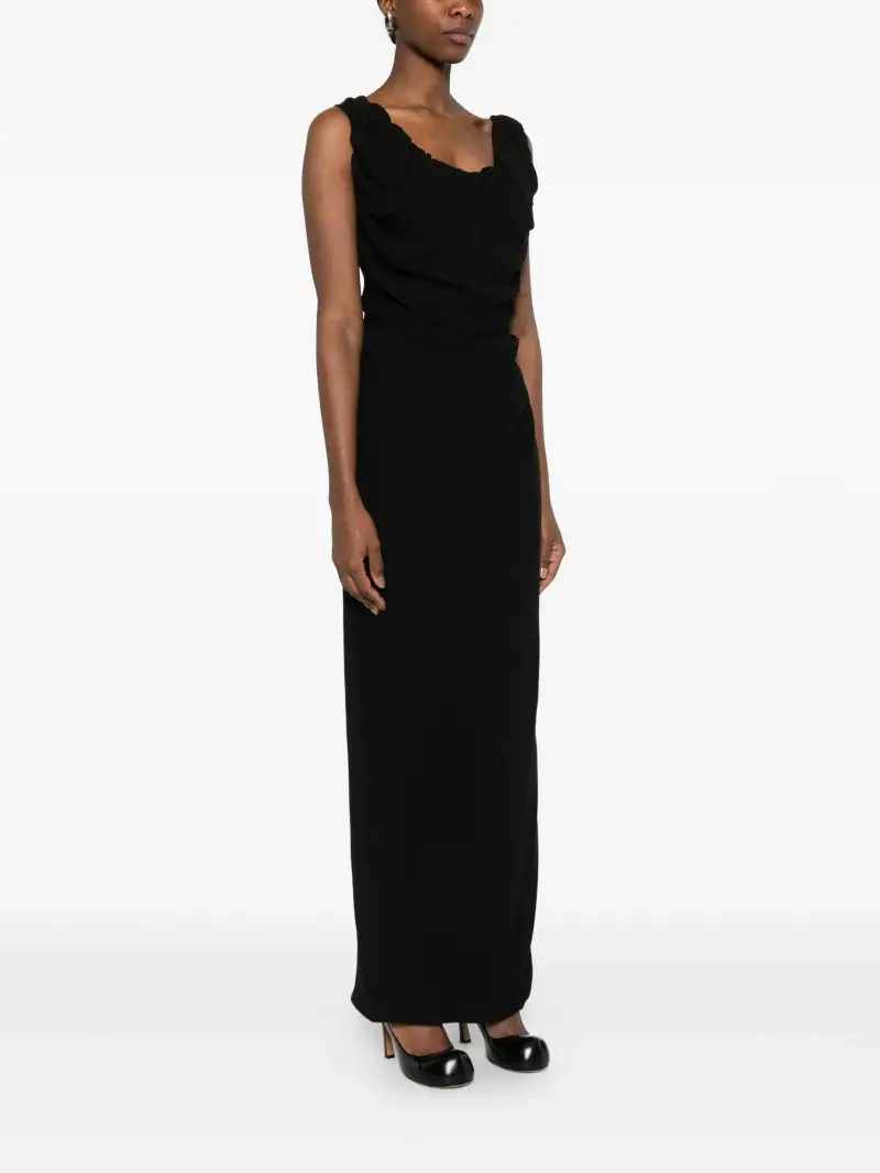 maxi dress NERO miniatura 4