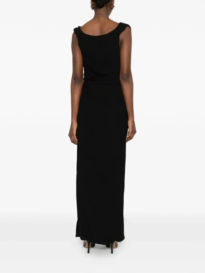 maxi dress NERO miniatura 5