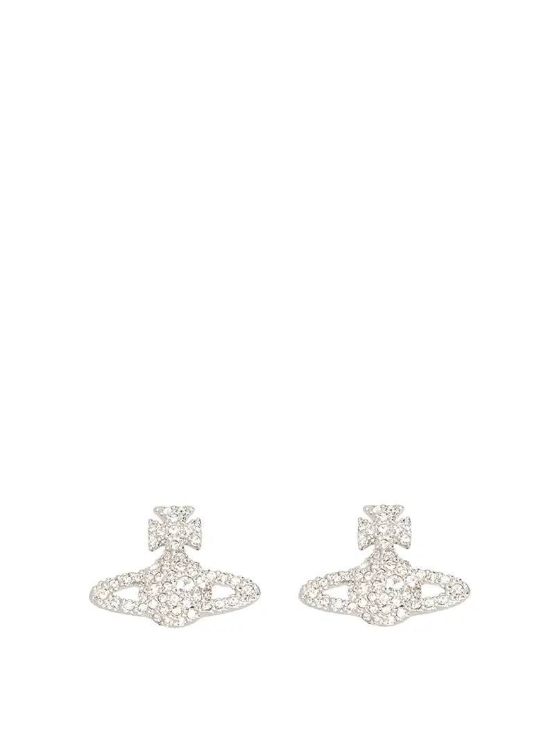 Orecchini a bottone Grace Bas Relief Stud Argento