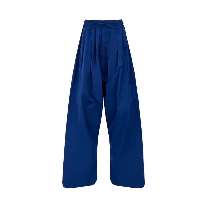 Pantalone blimp con coulisse blu elettrico