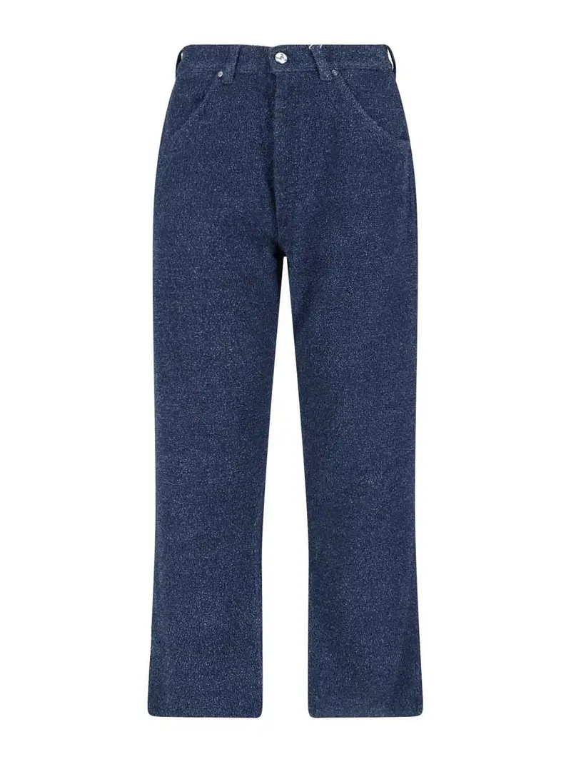 Pantaloni Dritti Blu