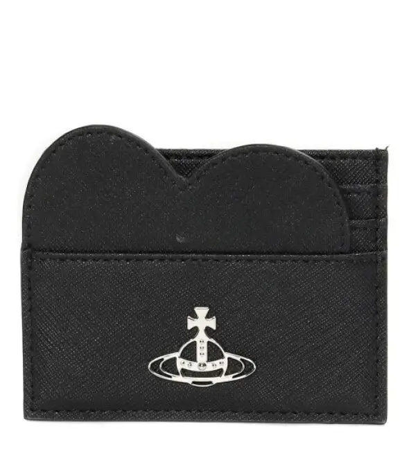 Portacarte heart card holder nero