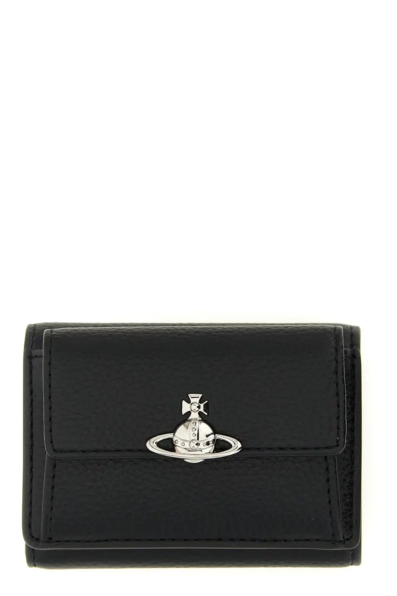 Portafoglio Logo Orb Piccolo Nero