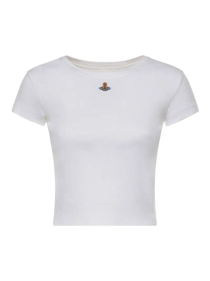T-shirt da bambino in cotone PerÃ¹ Bianco