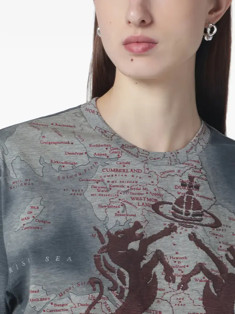 Vivienne Westwood T-shirt Grigio 4220570 miniatura 2