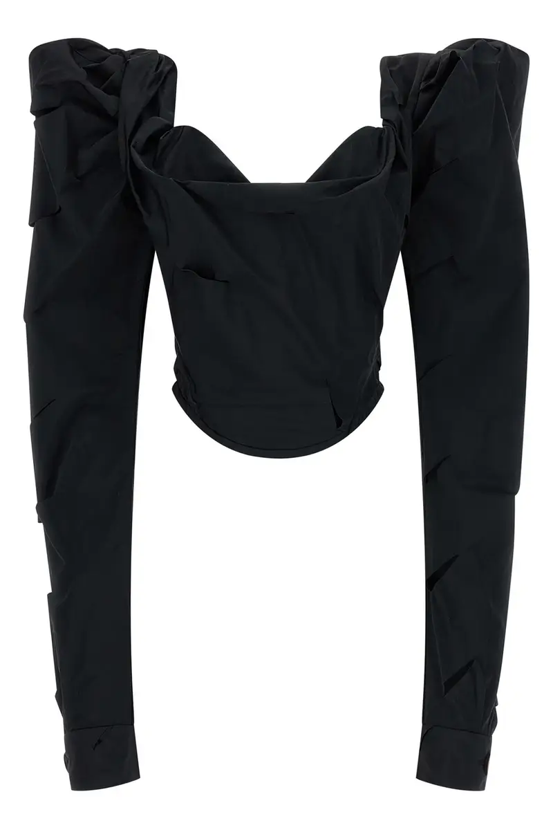 Top 'Ls Sunday Corset' Nero