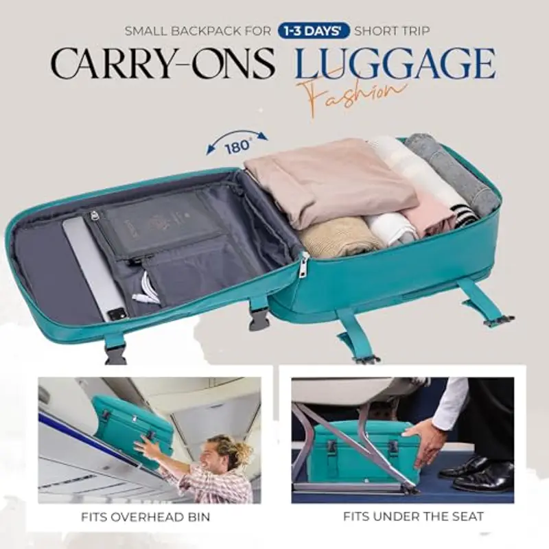 VMIKIV Zaino da viaggio Uomo Verde 1600082 miniatura 3