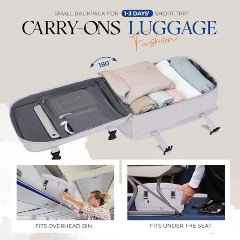 VMIKIV Zaino da viaggio Uomo Viola 1600100 miniatura 3