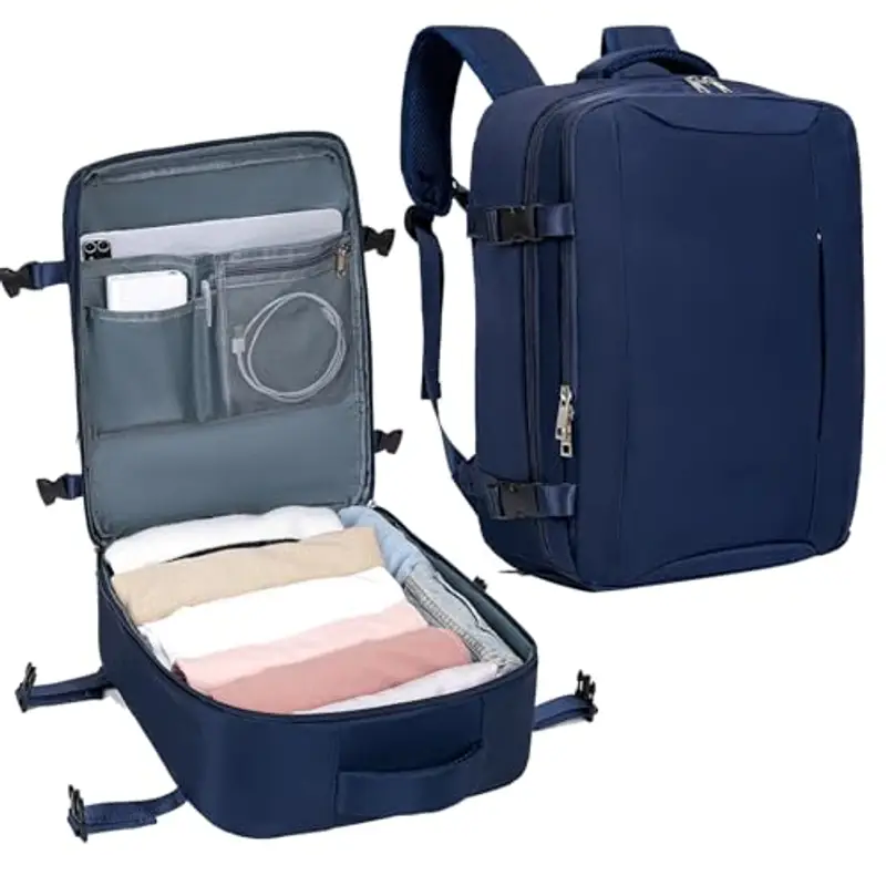 VMIKIV Zaino da viaggio Uomo Blu 1918221