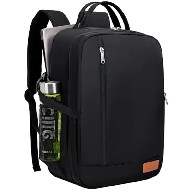 VMIKIV Zaino da viaggio Uomo Nero 797349