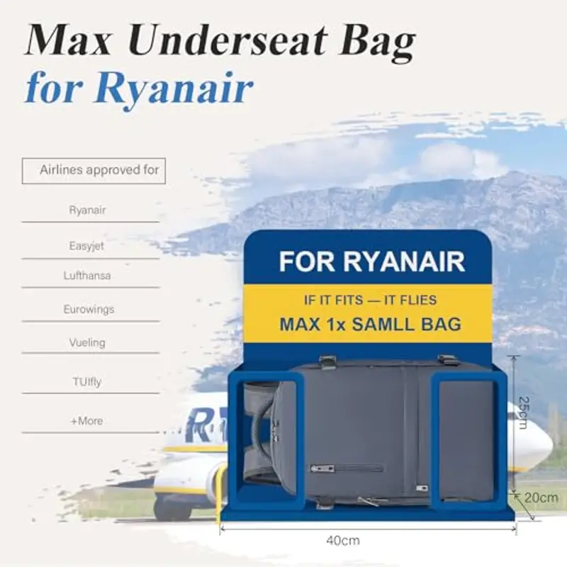 VMIKIV Zaino da viaggio Uomo Grigio 1918110 miniatura 2