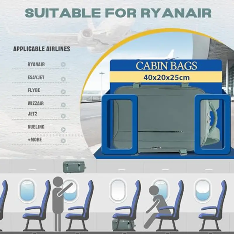 VMIKIV Zaino da viaggio Uomo Verde 797344 miniatura 2