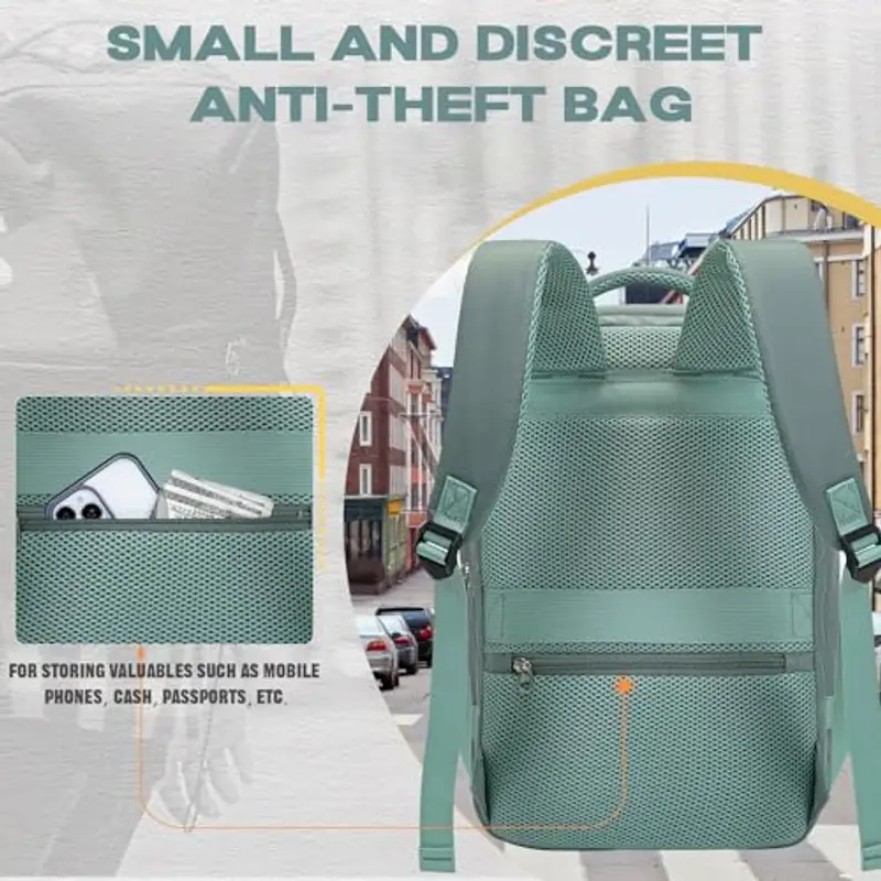 VMIKIV Zaino da viaggio Uomo Verde 797344 miniatura 3