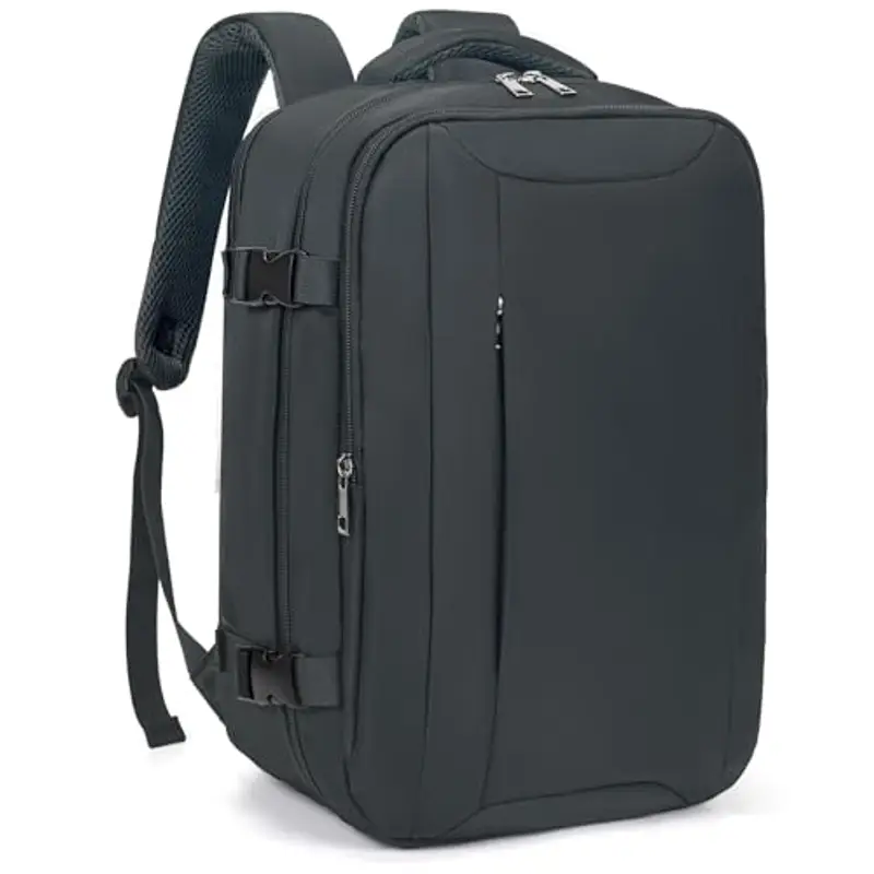 VMIKIV Zaino da viaggio Uomo Grigio 1918705