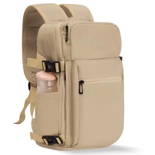 VOESLD Zaino da viaggio Marrone 3518451