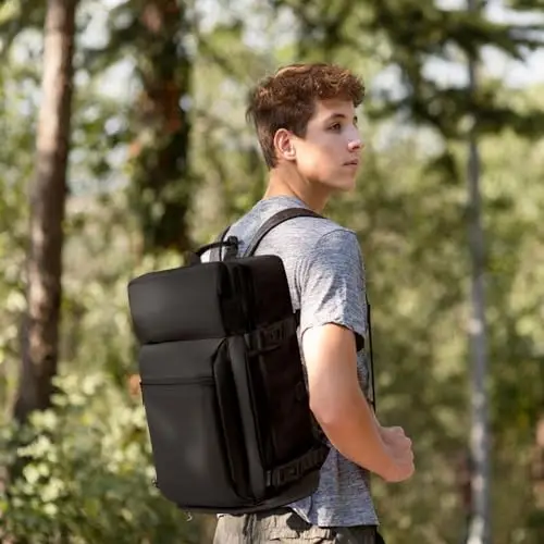 VOESLD Zaino da viaggio Nero 3518450 miniatura 2