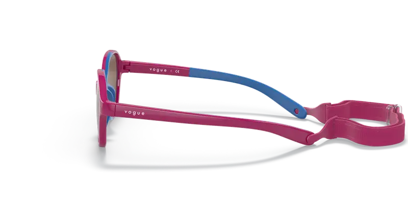 VOGUE EYEWEAR Bambino VJ2012 256873 Occhiali da sole Iniettato Rosa Marrone Pillow Normale miniatura 3