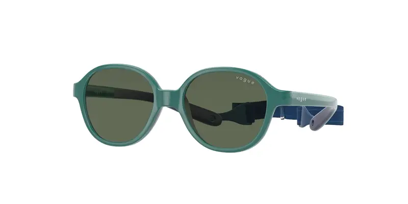 VOGUE EYEWEAR Bambino VJ2012  297571 Occhiali da sole Iniettato Verde Verde Pillow Normale