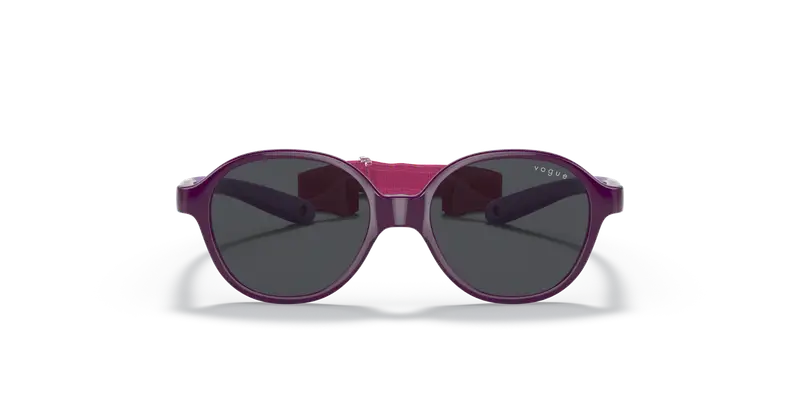 VOGUE EYEWEAR Bambino VJ2012 297687 Occhiali da sole Iniettato Viola Grigio Pillow Normale miniatura 2
