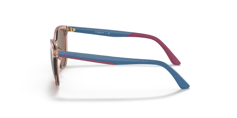 VOGUE EYEWEAR Bambino VJ2013 286473 Occhiali da sole Iniettato Rosa Marrone Farfalla Normale miniatura 3