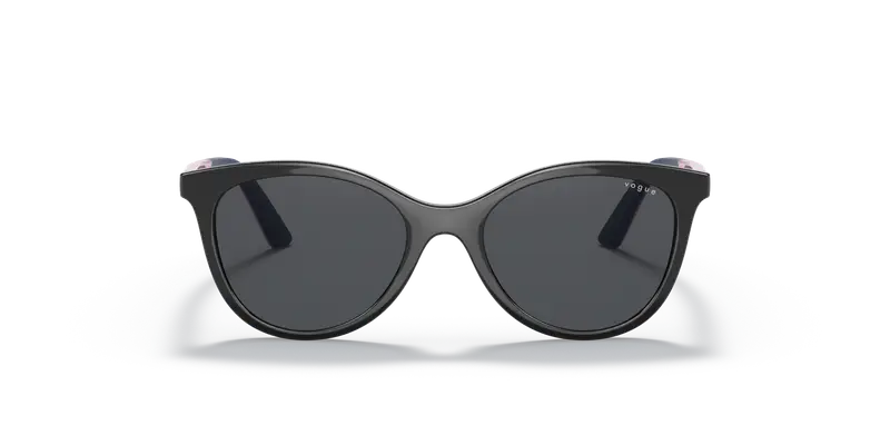 VOGUE EYEWEAR Bambino VJ2013 W44/87 Occhiali da sole Iniettato Nero Grigio Farfalla Normale miniatura 2
