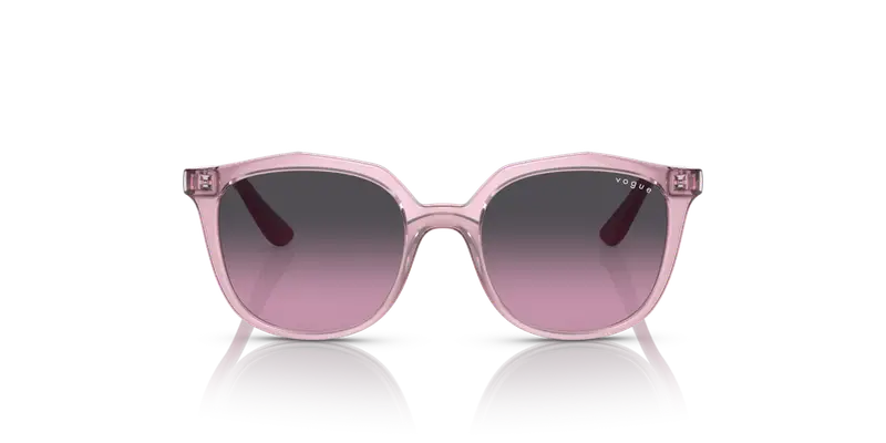 VOGUE EYEWEAR Bambino VJ2016 278090 Occhiali da sole Iniettato Viola Grigio Geometrica Normale Sfumato miniatura 2