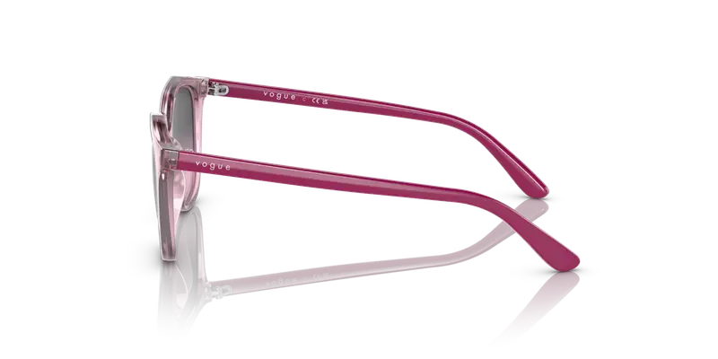 VOGUE EYEWEAR Bambino VJ2016 278090 Occhiali da sole Iniettato Viola Grigio Geometrica Normale Sfumato miniatura 3