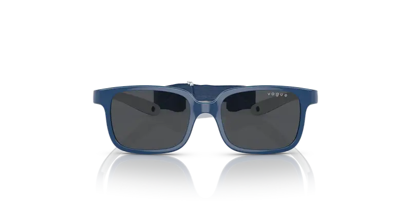 VOGUE EYEWEAR Bambino VJ2017 297487 Occhiali da sole Iniettato Blu Grigio Pillow Normale miniatura 2