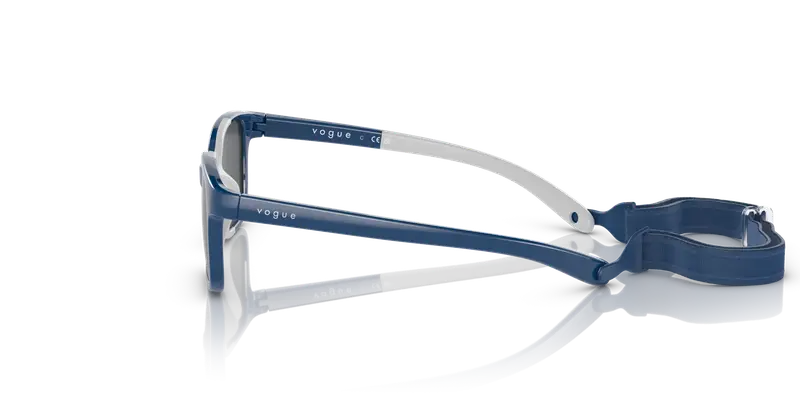 VOGUE EYEWEAR Bambino VJ2017 297487 Occhiali da sole Iniettato Blu Grigio Pillow Normale miniatura 3