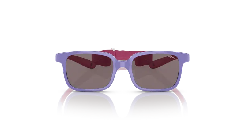 VOGUE EYEWEAR Bambino VJ2017 30257N Occhiali da sole Iniettato Viola Viola Pillow Normale miniatura 2