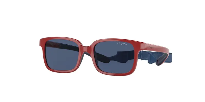 VOGUE EYEWEAR Bambino VJ2017  302680 Occhiali da sole Iniettato Rosso Blu Pillow Normale
