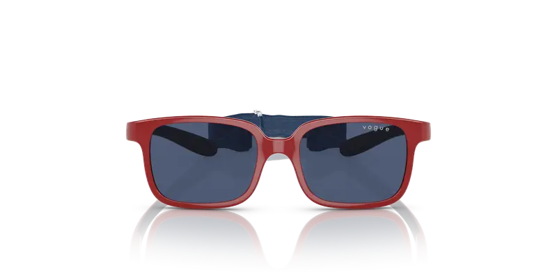 VOGUE EYEWEAR Bambino VJ2017 302680 Occhiali da sole Iniettato Rosso Blu Pillow Normale miniatura 2
