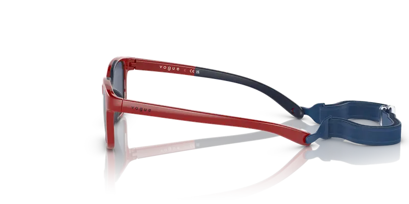 VOGUE EYEWEAR Bambino VJ2017 302680 Occhiali da sole Iniettato Rosso Blu Pillow Normale miniatura 3