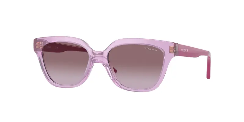 VOGUE EYEWEAR Bambino VJ2021  27808H Occhiali da sole Nylon Rosa Viola Geometrica Normale Sfumato