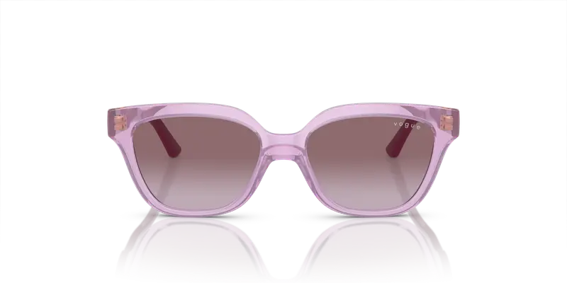 VOGUE EYEWEAR Bambino VJ2021 27808H Occhiali da sole Nylon Rosa Viola Geometrica Normale Sfumato miniatura 2