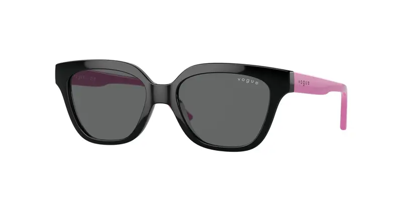 VOGUE EYEWEAR Bambino VJ2021  W44/87 Occhiali da sole Nylon Nero Grigio Geometrica Normale