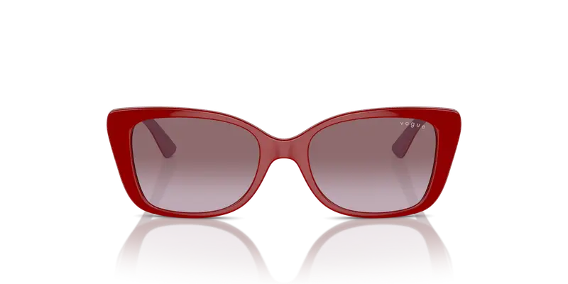 VOGUE EYEWEAR Bambino VJ2022 31298H Occhiali da sole Nylon Rosso Viola Farfalla Normale Sfumato miniatura 2