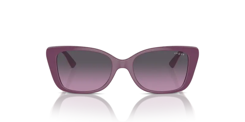 VOGUE EYEWEAR Bambino VJ2022 31304Q Occhiali da sole Nylon Viola Grigio Farfalla Normale Sfumato miniatura 2