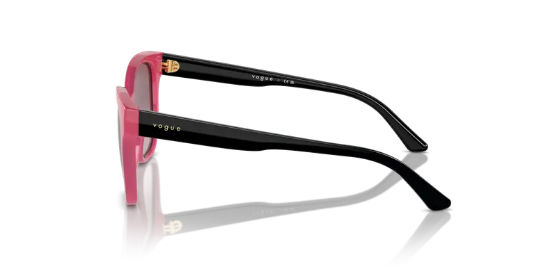 VOGUE EYEWEAR Bambino VJ2023 25458H Occhiali da sole Nylon Rosa Viola Farfalla Normale Sfumato miniatura 3