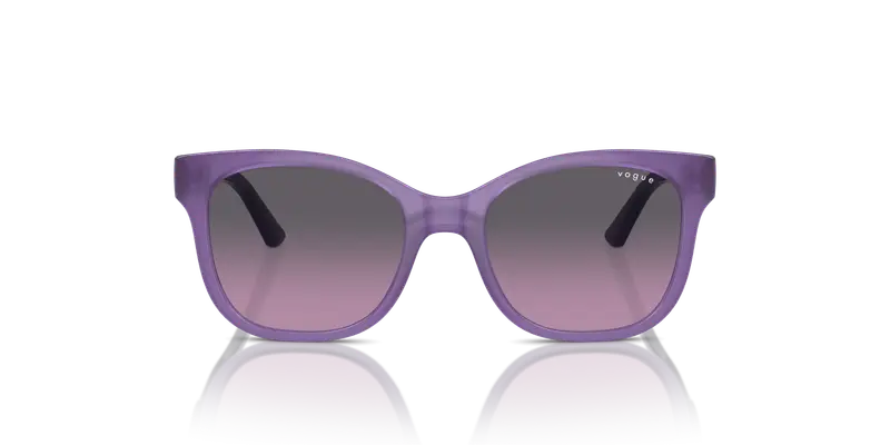 VOGUE EYEWEAR Bambino VJ2023 31274Q Occhiali da sole Nylon Viola Grigio Farfalla Normale Sfumato miniatura 2