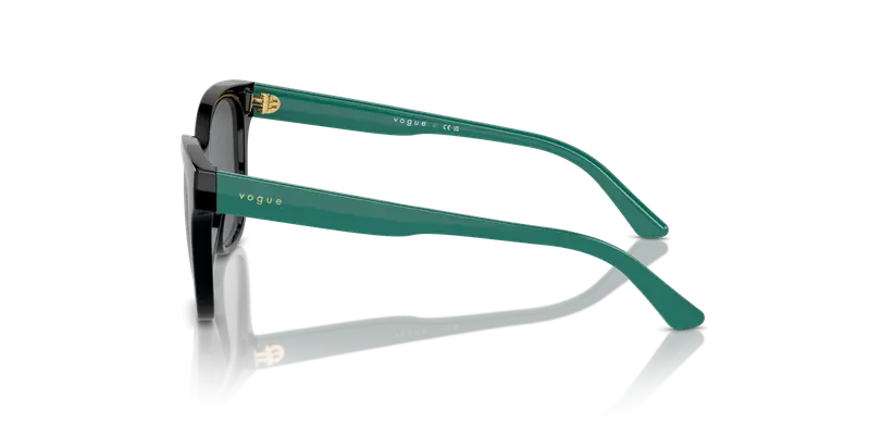 VOGUE EYEWEAR Bambino VJ2023 W44/87 Occhiali da sole Nylon Nero Grigio Farfalla Normale miniatura 3